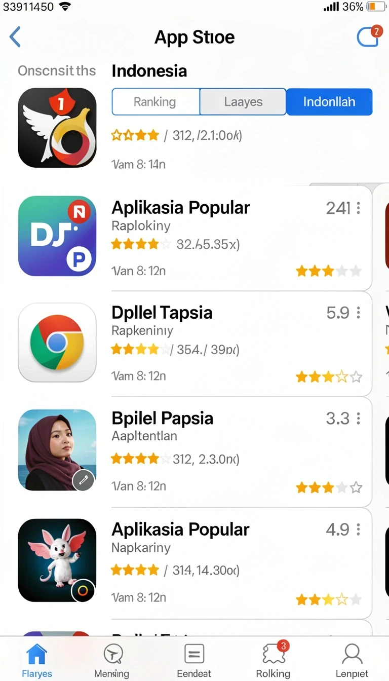 Tampilan utama aplikasi nusaslots App APK Terbaru yang intuitif dan efisien.
